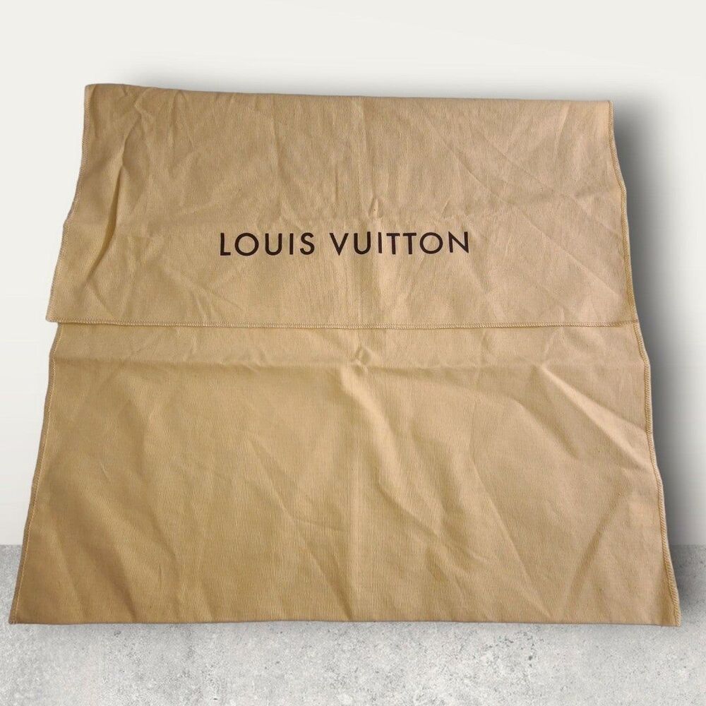 Authentic Louis Vuitton Tan Cotton Envelope Dust Bag - Picture 1 of 8
